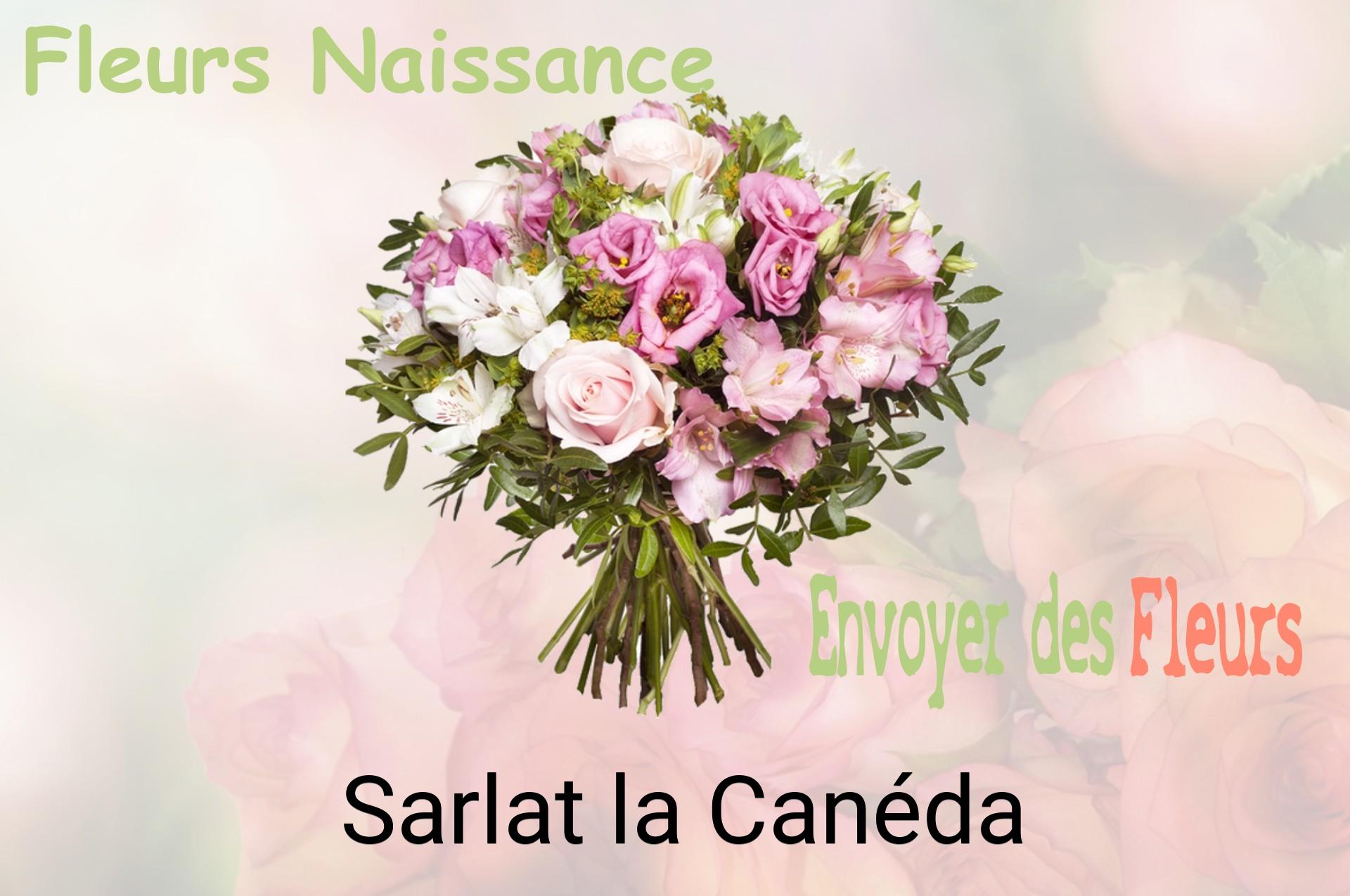 Bouquet de fleurs de naissance livré à Sarlat-la-Canéda